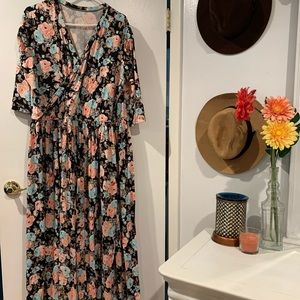 Gorgeous full length floral dress
